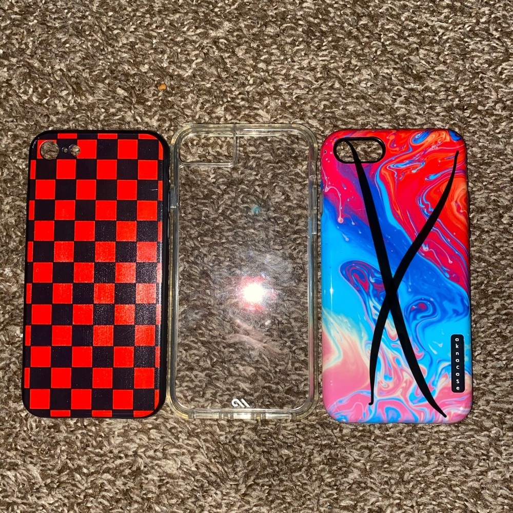 iPhone 7 cases, 3 for $20